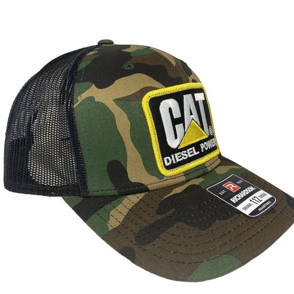Caterpillar CAT Richardson 112 Snap Back Trucker Hat - Picture 5 of 5